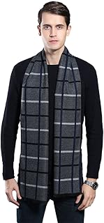 OHAYOMI Mens Scarf Winter Fashion Formal Soft Scarves for Men