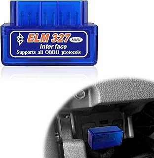 ماسح ضوئي صغير ELM327 OBDII لتشخيص السيارات، اداة مسح ضوئي بلوتوث احترافية للسيارة وقارئ رموز لنظام اندرويد وويندوز