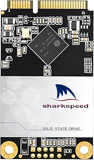 SSD mSATA 2TB شارك سبيد بلس، قرص صلب داخلي صغير ساتا 3D ناند، قرص صلب داخلي عالي الاداء للكمبيوتر الصغير والنوت بوك والتابلت والكمبيوتر (2TB mSATA)