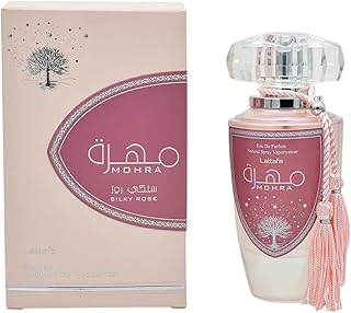 لطافة عطر سيلكي روز للنساء من موهرا 100 مل | فاخر يدوم طويلا | او دي بارفان | طوال اليوم