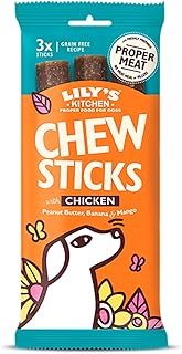 Lily's Kitchen Dog Chew Sticks w/Chicken Treats (120g)