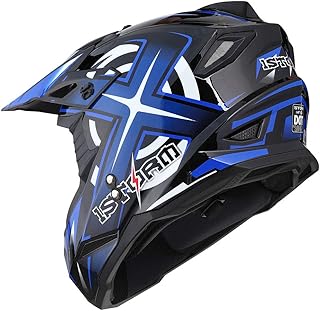 1Storm Adult Motocross Helmet BMX MX ATV Dirt Bike Helmet Racing Style HF801