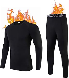 Kids Boys Base Layers Sets Compression Thermal Football Skin Children Warm Fleece Baselayers Sport Athletic Underwear Kits