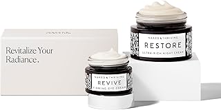 Naked & Thriving- The Retinol Alternative Duo | Restore Ultra Rich Night Cream (50ml) + Revive Firming Eye Cream (15ml)