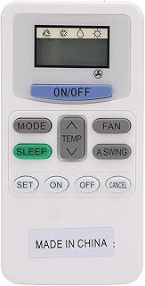 Air Conditioner Remote Control for RAR 1D3, Remote Controller Replacement for RAR 1D3, User Friendly Interface Lightweight Design Low Power Consumption