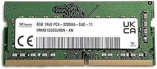 اس كيه هاينكس ذاكرة RAM سوديم DDR4 3200 PC4 1Rx8 HMA81GS6DJR8N-XN SO-DIMM للابتوب ديل واتش بي ولينوفو وغيرها من الانظمة HMA81GS6DJR8N-XN سعة 8.0 GB HMA81GS6DJR8N-XN