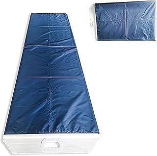 Transfer Slide Board, Folding Move Assist Safe Transport Platform Nylon Transfer Sheets Portable Stretcher With 2 Handles, Transferring Patient From Wheelchair To Bed