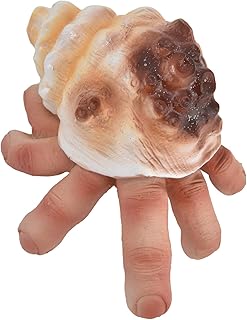 Nurnesy Shell Finger Ornaments Fun Sculpture Desktop Decoration for Living Room Bedroom Office Decor