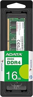 ذاكرة RAM اكس بي جي بريمير SODIMM بتقنية DDR4 بسعة 16GB وتردد 2666mHz و260 سن (AD4S266616G19-SGN)