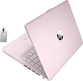 HP لابتوب بريميوم ستريم 14 انش HD برايت فيو بمعالج انتل سيليرون N4120 وذاكرة RAM 16GB وذاكرة eMMC 64GB وبطاقة عرض مرئي UHD وكاميرا ويب HD واوفيس 365 لمدة عام وبلوتوث وواي فاي وHDMI وويندوز 11s وبطاقة