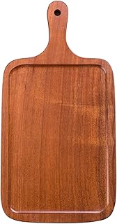 Wooden Cutting Boards for Kitchen，Chopping Board and Serving Board - 24 * 46.5cmWood Charcuterie Board with Handle - Ideal for，