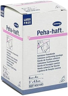 Peha-haft Cohesive Conforming Bandage Latex-Free 4 m x 8 cm 1 Box by Paul Hartmann AG