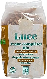 معكرونة اورجانيك مقصوصة من القمح الكامل، قالب برونزي من لوس، 500 جرام