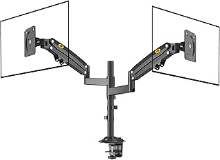 حامل مكتب مع زنبرك غاز لشاشات LCD LED مقاس 22-32 انش مع فيسا بحد اقصى 100 × 100 ملم، حتى 12 كجم، H180، 22-35 انش من ايرجوسوليد