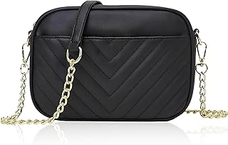 Shengxi Women's Mobile Phone Shoulder Bag Handbag Small Crossbody Bags Quilted Shoulder Bag PU Leather Crossbody Bag Camera Bag with Adjustable Removable Shoulder Strap for Women and Girls