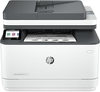 HP طابعة ليزر الكل في واحد لاسلكية من جيت برو MFP 3101fdw باللونين الاسود والابيض ماسح ضوئي وناسخة وفاكس الافضل للمكتب 3G628F اتش بي أحادي اللون