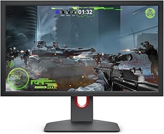 شاشة العاب زوي XL2411K 24 انش 144Hz من بينكيو، 1080P، قاعدة اصغر ومسند مريح، XL اعدادات للمشاركة، قائمة سريعة قابلة للتخصيص، DyAc 120HZ، متوافقة مع بلاي ستيشن 5 واكس بوكس سلسلة X، رمادي داكن، LCD