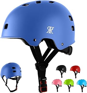 Kids Toddler Bike Helmet, Skateboard Bicycle Helmet for Age 2-14 Children Boys Girls Adjustable and Multi-Sport for Scooter Roller Skate