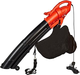 3 PAGEN® Electric Leaf Blower 2-in-1 - Leaf Vacuum & Blower in One - 35 Litre Collection Bag - Extra Long Power Cable - Vacuum & Mulch Leaves - Effective Leaf Removal - 3200W