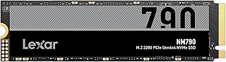 ليكسار وسيط تخزين ذو حالة ثابتة داخلي NM790 4TB PCIe الجيل الرابع NVMe M.2 2280، حتى 7400 ميجابايت/ثانية، متوافق مع بلاي ستيشن 5، للاعبين والمبدعين (LNM790X004T-RNNNU)