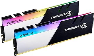 G.سكيل ذاكرة كمبيوتر مكتبي ترايدنت زد نيو سيريز انتل XMP DDR4 RAM 32GB 2x16GB 3600MT/s CL16-19-19-39 1.35 فولت UDIMM F4-3600C16D-32GTZNC من جي سكيل سلسلة