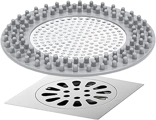اداة التقاط الشعر من السيليكون والستانلس ستيل لتصريف حوض الاستحمام، مصيدة لتصريف الشعر في حوض الاستحمام، مصيدة شعر مصيدة الشعر من ملحقات الدش