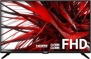 ستار-X تلفزيون 43 بوصة، تلفزيون LED قياسي FHD مع ريسيفر مدمج يدعم HDMI وUSB وVGA وAV ومدخل محوري ومنفذ سماعة اذن - 43LF530، اسود