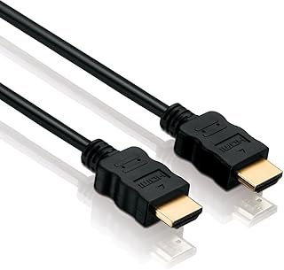 اتش دي سابلاي كيبل HDMI مع ايثرنت HC000 Xxxe - HDMI (19 دبوس) الى HDMI A ذكر A ذكر 19 دبوس، حماية مزدوجة، وصلات مطلية بالذهب، لتلفزيون