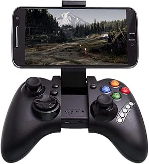 Fawoonu PG-9021S Controle PC Mobile Game Controller PUBG Trigger BT Wireless Gamepad For Android iOS Smartphone Black