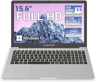 لابتوب لاب بوك 2023 15.6 انش FHD ويندوز 11 هوم اس - 8GB RAM 512GB SSD واي فاي ايه سي ار جيه 45 كاميرا ويب مدمجة S15 N2 خفيف الوزن 15