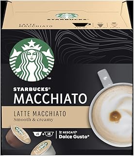 ستاربكس ستاربكس Nescafé Dolce Gusto Latte Macchiato 12 كبسولة قهوة