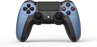 XICEN Wireless Controller Gamepad for PS4/PS4 Slim/PS4 pro/PC with USB Charge Cable with Dual Vibration, Clickable Touchpad, Audio Function, Light Bar and Anti-Slip