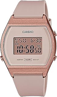 Casio - Collection Armbanduhr LW-204-4AEF - Damen Uhr - Spritzfest - Digital - Mit Kunststoffband - Rose