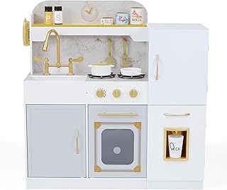 Teamson Kids - Versailles Bungalow Classic Play Kitchen - White