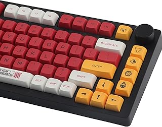 اغطية مفاتيح Tsungup - DYE-Sub - اغطية مفاتيح PBT - تصميم انجليزي (US) - ملف تعريف XDA - 137 مفتاح - سيقان MX - للكيبورد الميكانيكية - نموذج إنتاج EVANGELION-02