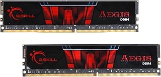 G.سكيل ذاكرة RAM DDR4 من سلسلة ايجيس انتل XMP 32GB 2x16GB 3000MT/s CL16-18-18-38 1.35 فولت كمبيوتر مكتبي UDIMM F4-3000C16D-32GISB جي سكيل