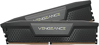 ذاكرة RAM DDR5 فينجانس بسعة 16 جيجابايت 2×8 و5200 ميجاهرتز CL40 تناسب انتل اكس ام بي اي كيو من كورسير - أسود CMK16GX5M2B5200C40 .، سعة 16.0 GB