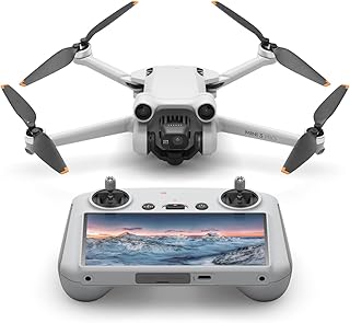 DJI طائرة درون صغيرة 3 برو (DJI RC) خفيفة الوزن وقابلة للطي مع فيديو 4K/60fps وصورة 48MP ووقت طيران 34 دقيقة ومستشعر عوائق ثلاثي الاتجاهات، مثالية للتصوير الجوي ووسائل التواصل الاجتماعي