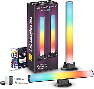 شريط اضاءة LED يعمل بالواي فاي نيكومي أدى ذكي RGB متوافق مع اليكسا وجوجل هوم متغير الالوان تطبيق بلوتوث ومزامنة الموسيقى للكمبيوتر والتلفزيون والغرفة 5.0 واط