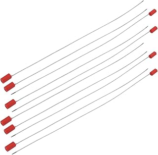 10 قطع بطول 520 ملم ذاتي القفل 27 ملم × 13 ملم من كيو تي كيو جو ايتم، اربطة كيبلات معدنية بسحاب احمر (الموديل: cf3 158 24f 53a 98d)