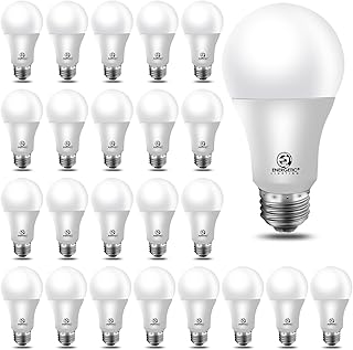 عبوة من 24 مصباح LED A19، 5.0 واط