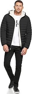 mens Mid-weight Sherpa Lined Puffer Jacket