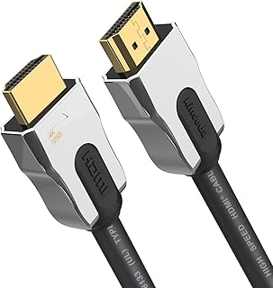 كينسيدا كيبل HDMI 4K بطول 8 قدم، سلك HDMI مع 28AWG UL CL3 كيبل HDMI 2.0 عالي السرعة 18 جيجابايت في الثانية، اتش دي سي بي 2.2 متوافق مع تلفزيون ابل واكس بوكس وبلاي ستيشن 3 وبلاي ستيشن 4 ونينتندو سويتش