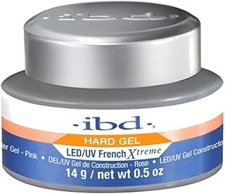 IBD جل صلب - LED/UV French Xtreme Pink، عبوة من قطعة واحدة (1 × 14 غرام)