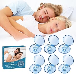 Snoring Stopper Anti Snoring 6 Pieces - Reusable Anti Snoring Nose Clip, Magnetic Snoring Stopper Nose Clip, Aid Against Snoring for Relaxed Evenings