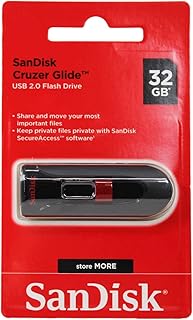 سانديسك ذاكرة فلاش كروزر جلايد USB 2.0 بسعة 32 جيجابايت (3 × 32 جيجابايت) - SDCZ60-032G-G46T، سعة 32.0 GB