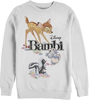 Disney mens Bambi Friends Sweatshirt