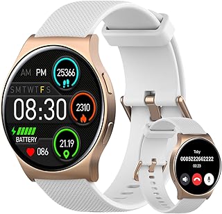 'BENIO Smart Watch (Answer/Make Call), AI Watch Faces, 1.43'' AMOLED with AOD, IP68 Waterproof Fitness Tracker, 24/7 Heart Rate/SpO2/Sleep Monitor/Stress, 110+ Sports Modes, Compatible Android & iOS'