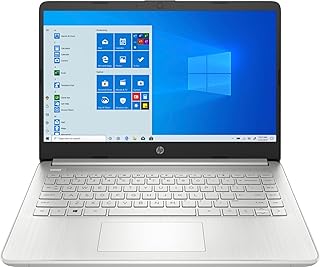 HP لابتوب فاخر 2021 14 انش FHD (1980x1080)، انتل كور i3-1115G4 حتى 4.1GHz، ذاكرة DDR 4GB، SSD 256GB، واي فاي وبلوتوث وويندوز 10 هوم اس مع لوحة كتابة وقلم ستايلس