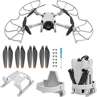 DJI Mini 4 Pro Propeller Protector Propeller for Mini 4 Pro Drone Propeller Protector Landing Gear Fixer Propeller Holder Support Strap Drone Accessories Kit Compatible with DJI Mini 4 Pro